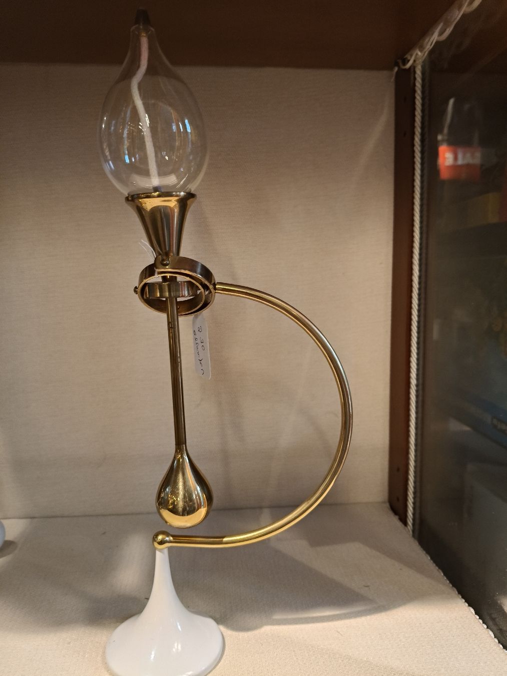 Lampade: FREDDIE ANDERSEN. Öllampen, 1 Messing, – Usato da Zwingen venduto da inf_2blh 1