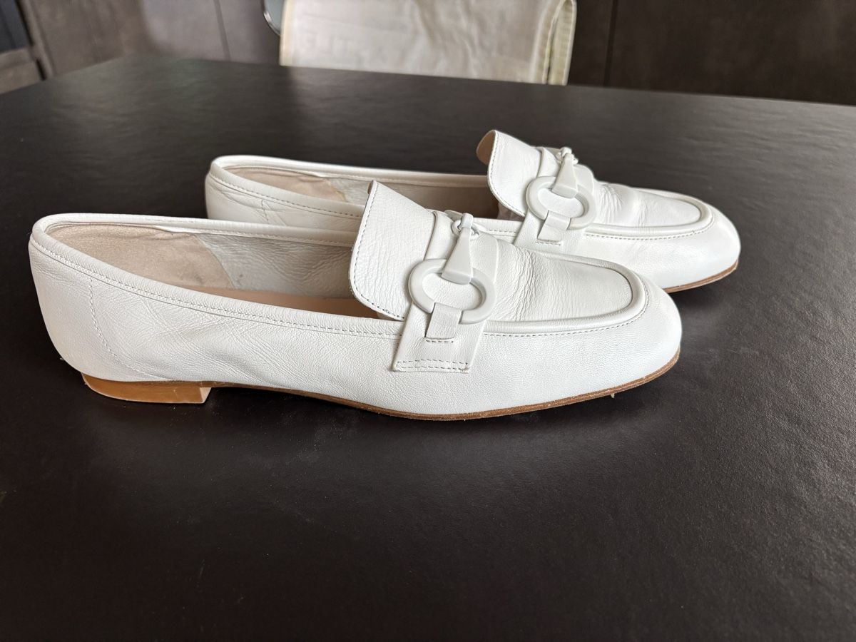 Scarpe da donna: ANDREA PUCCINI - Loafers Blanc Cuir - 39 – Nuovo (secondo la descrizione) da Chardonne venduto da teenyweeny
