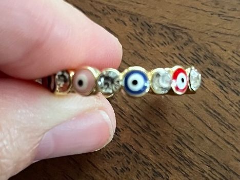 Anelli: Ring Evil Eye, Glücksbringer – Nuovo e nell'imballaggio originale da Gams venduto da Mariawicca 1