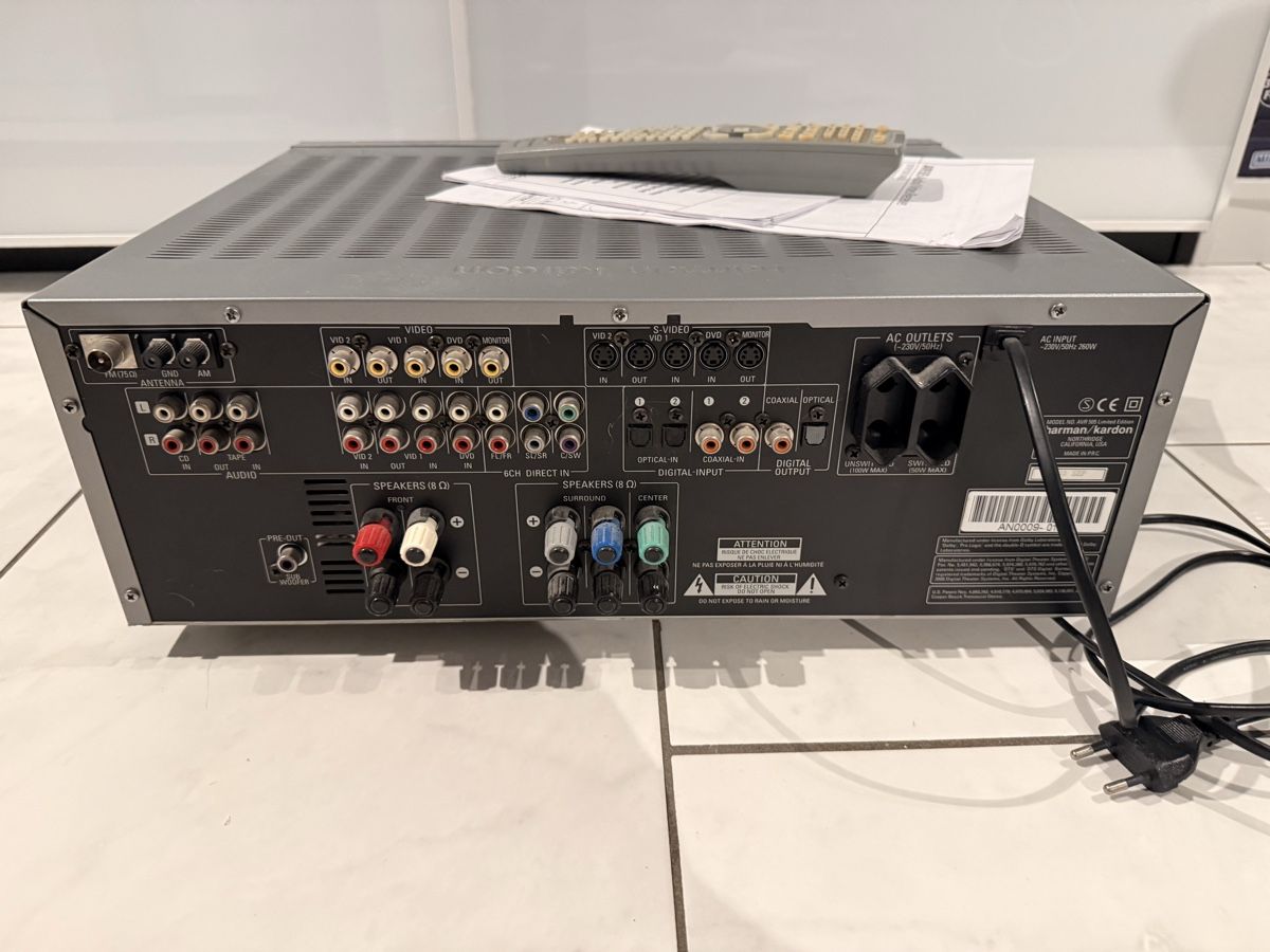 Harman-Kardon Ricevitori: Harman Kardon AVR 505 – Difettoso da Glattfelden venduto da FlyCessna 2