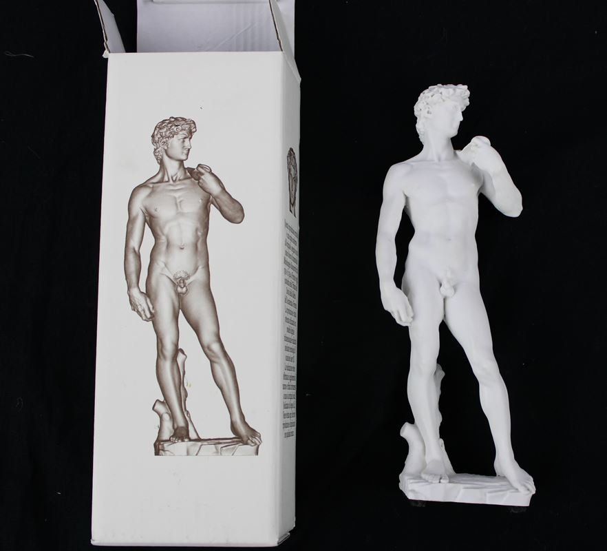 Sculture & Statue: Michelangelo's David Statue, Replika Florenz - 20 cm – Nuovo (secondo la descrizione) da Rüti ZH venduto da Restwert_Rueti_ZH