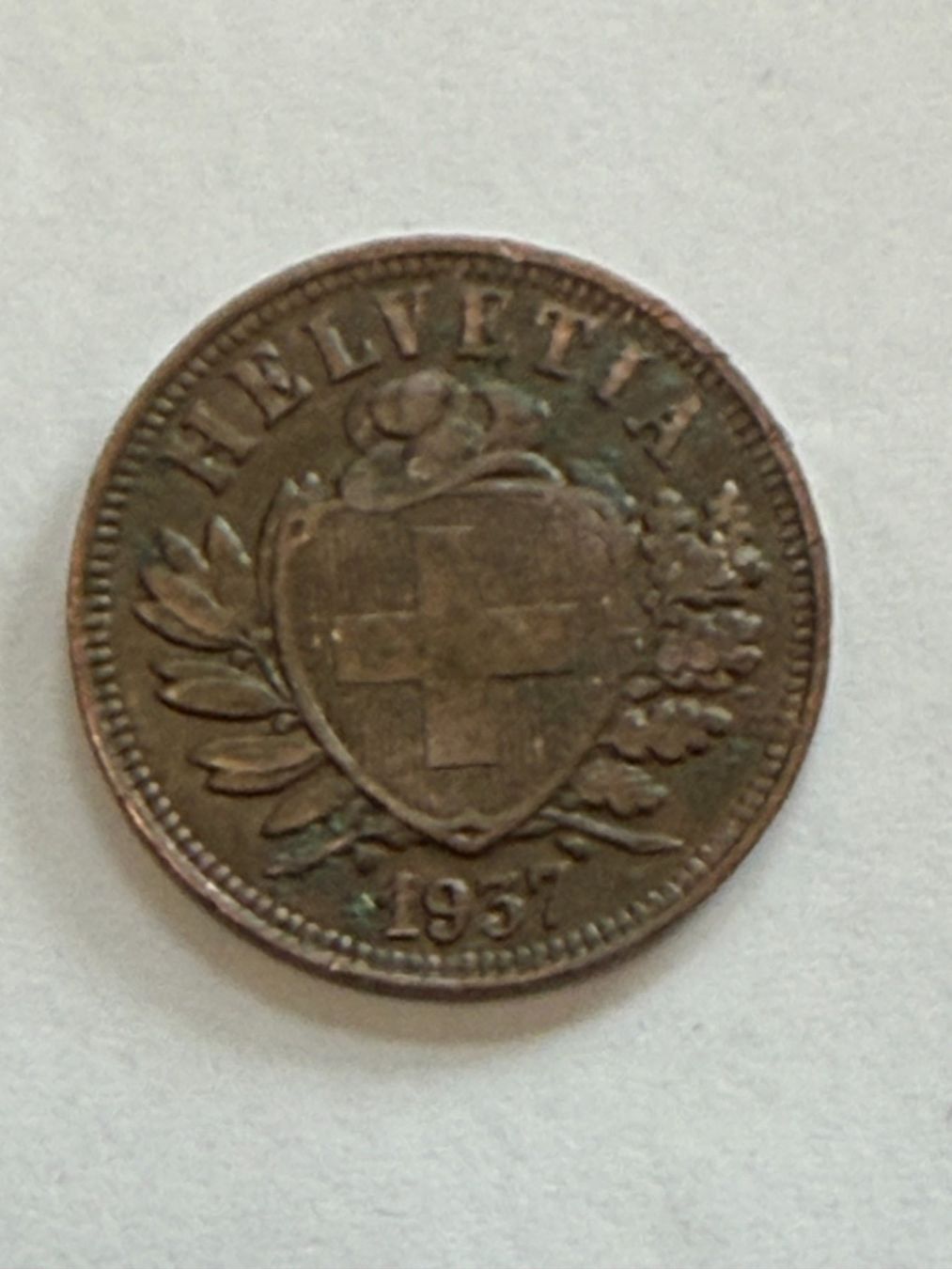 Toutes les monnaies: 2 Rp. 1937 – D'occasion à Saas-Fee par edy_z6q9