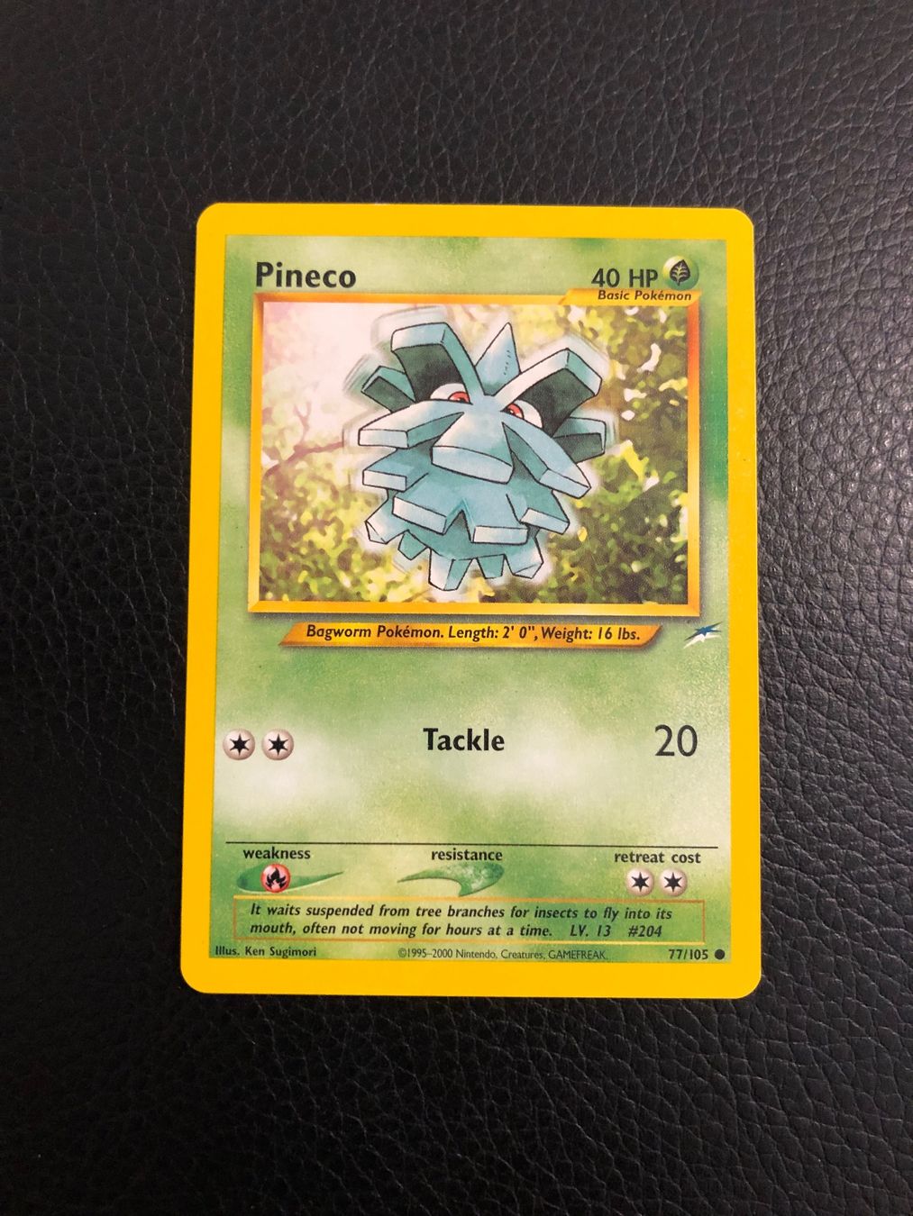 Pokémon Carte collezionabili: Neo Destiny Pineco 77/105 Ab 1 – Usato da Paradiso venduto da Pkmn10