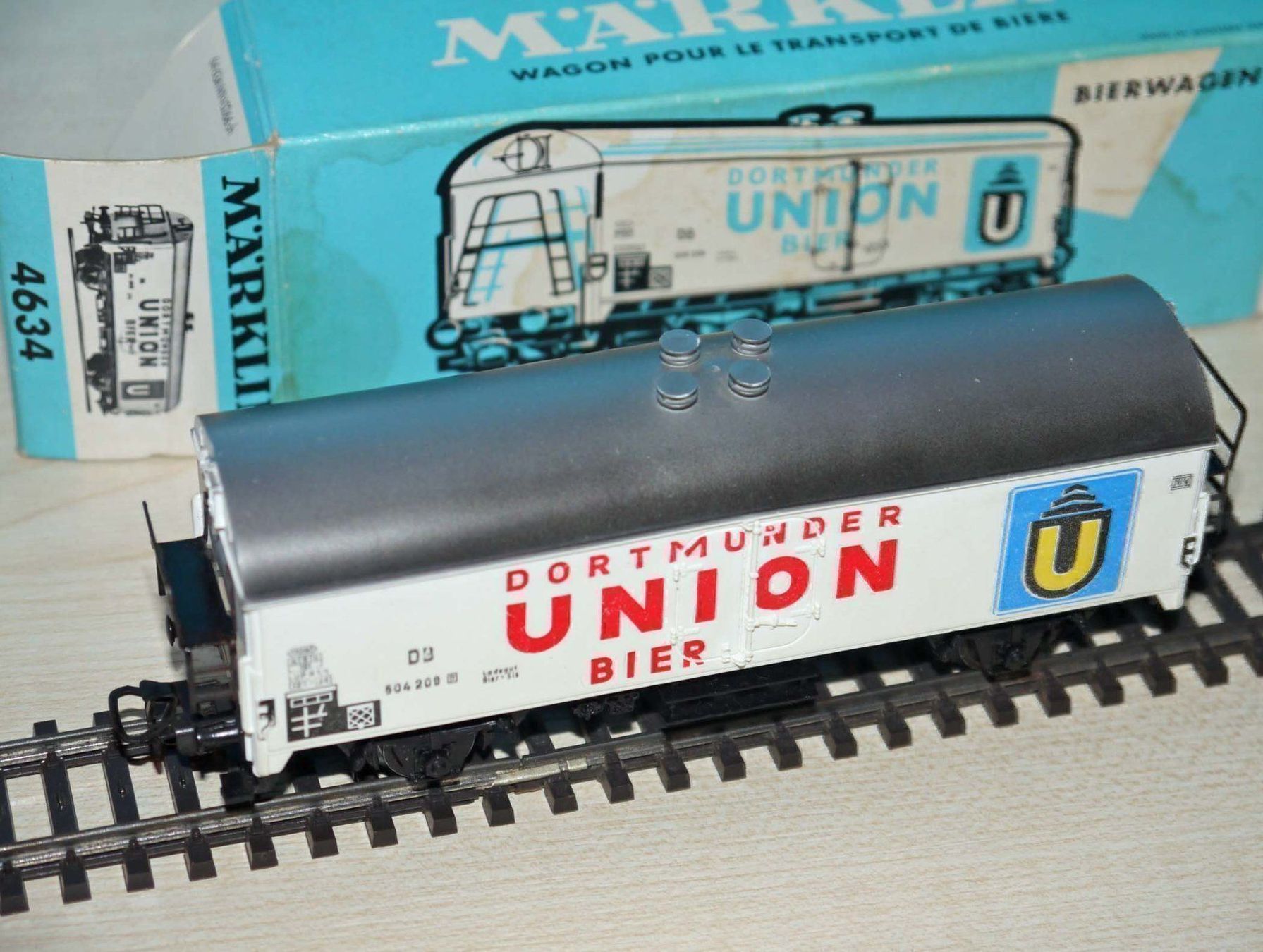 Märklin Modelleisenbahnen: Märklin 4634 Bierwagen Union – Gebraucht aus Riazzino von bertowe 1