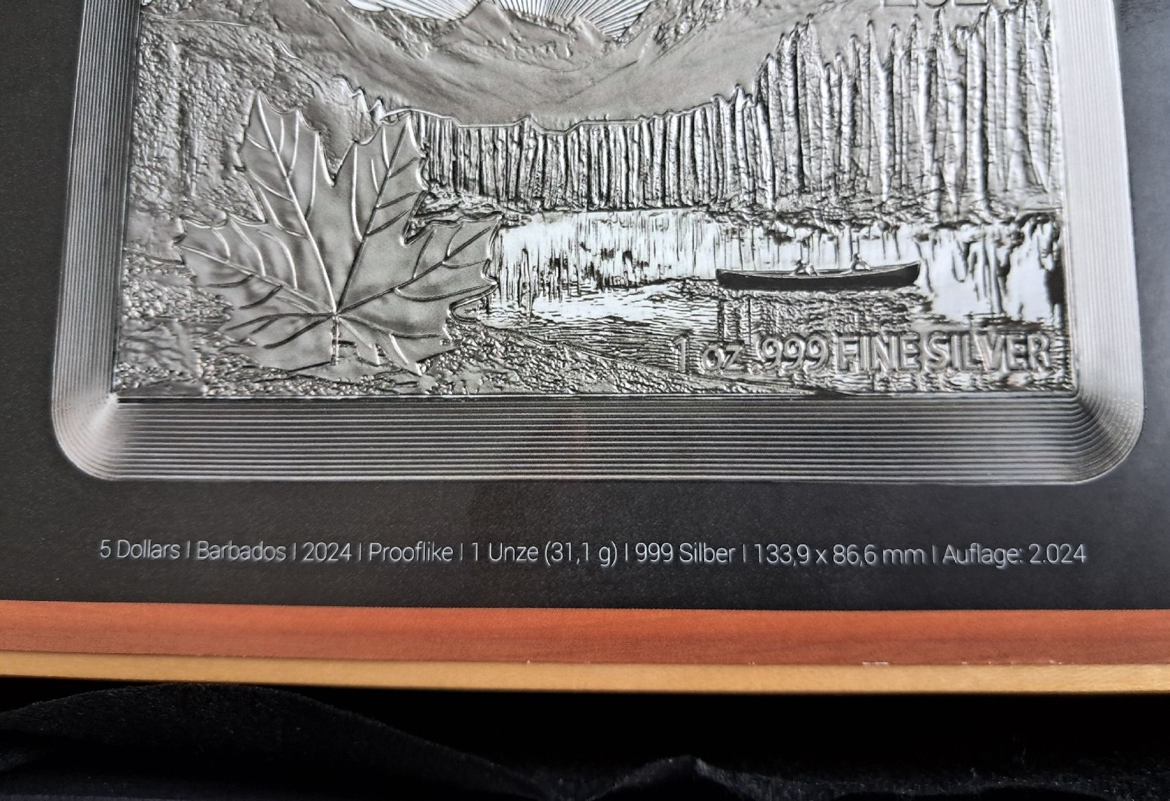 Metalli preziosi: 1 OZ Silber Canadian Maple Leaf 2024 – Nuovo e nell'imballaggio originale da Weinfelden venduto da shopping-island 2