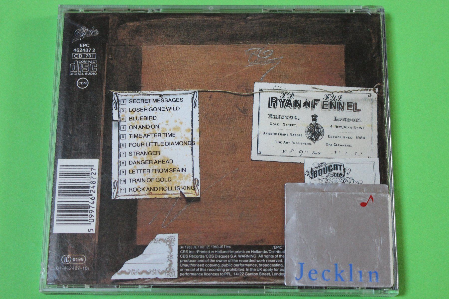 CDs: ELECTRIC LIGHT ORCHESTRA (ELO): SECRET MESSAGES 80er-CD 1983 – Gebraucht aus Tübach von JamesStone 3