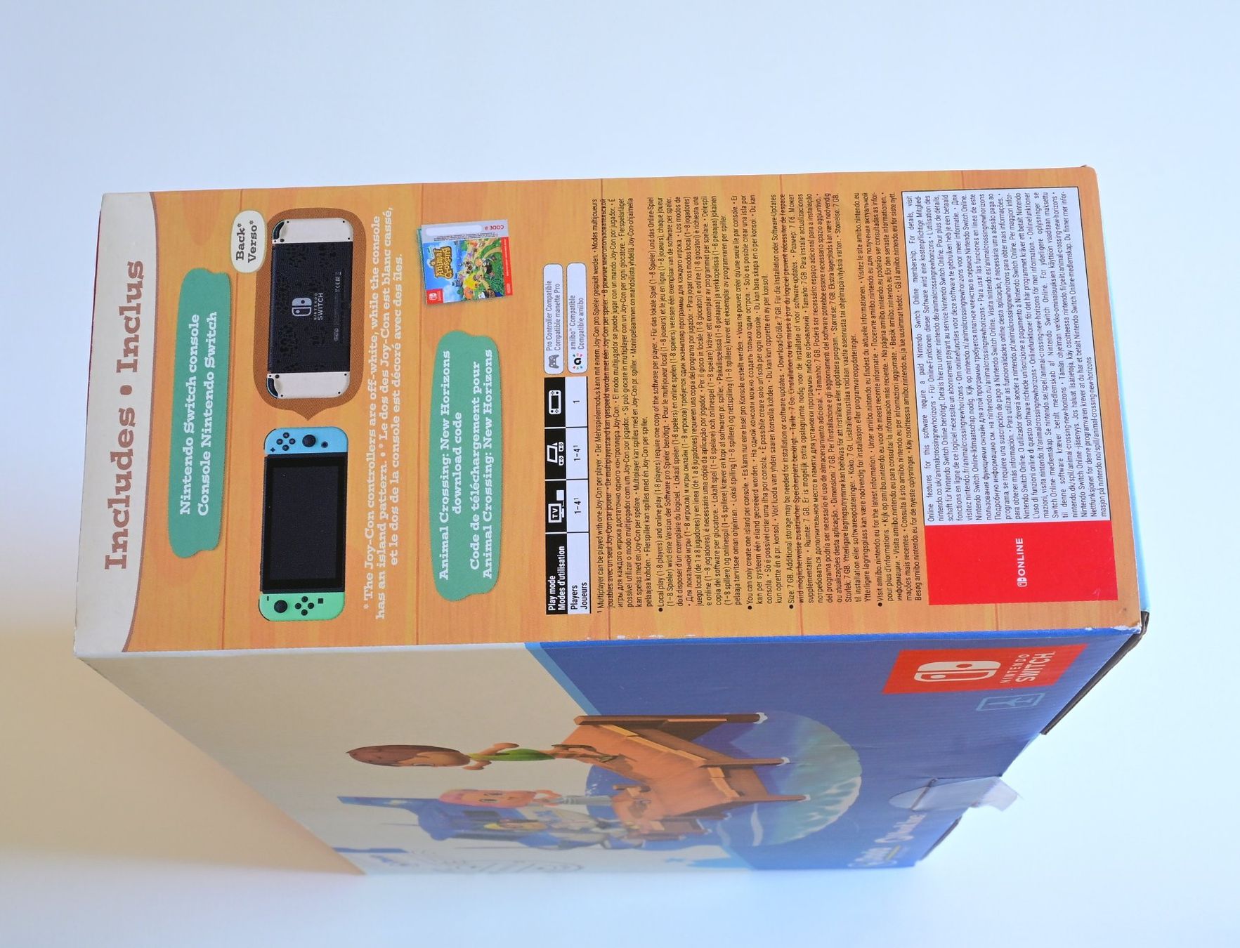 Nintendo Konsolen: Originalverpackung Nintendo Switch Konsole Animal Crossing – Neu (gemäss Beschreibung) aus Scherz von Neogeo5000 5