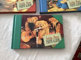 3 er Set Teddy Bear Photo Albums