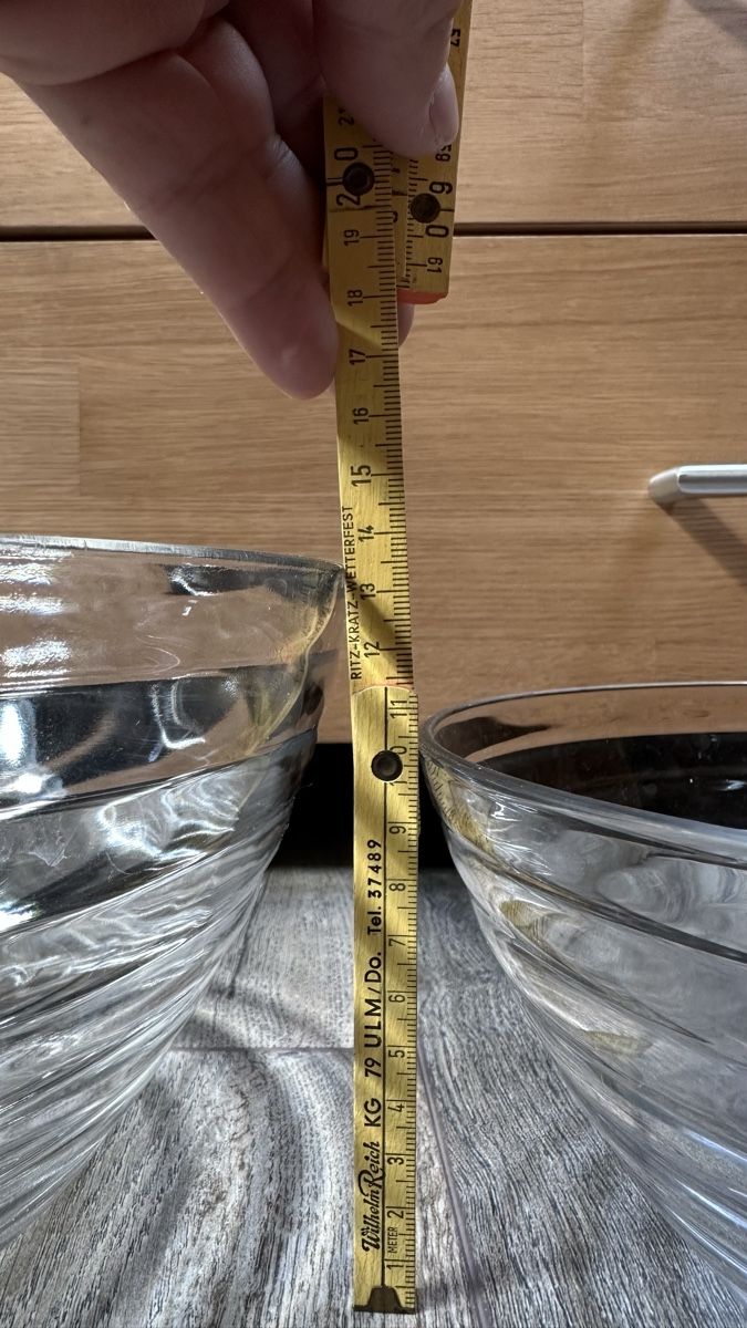 Duralex Ciotole: 2 Salatschüsseln Glas original DURALEX – Usato da St-Gingolph venduto da Edgar1920 3