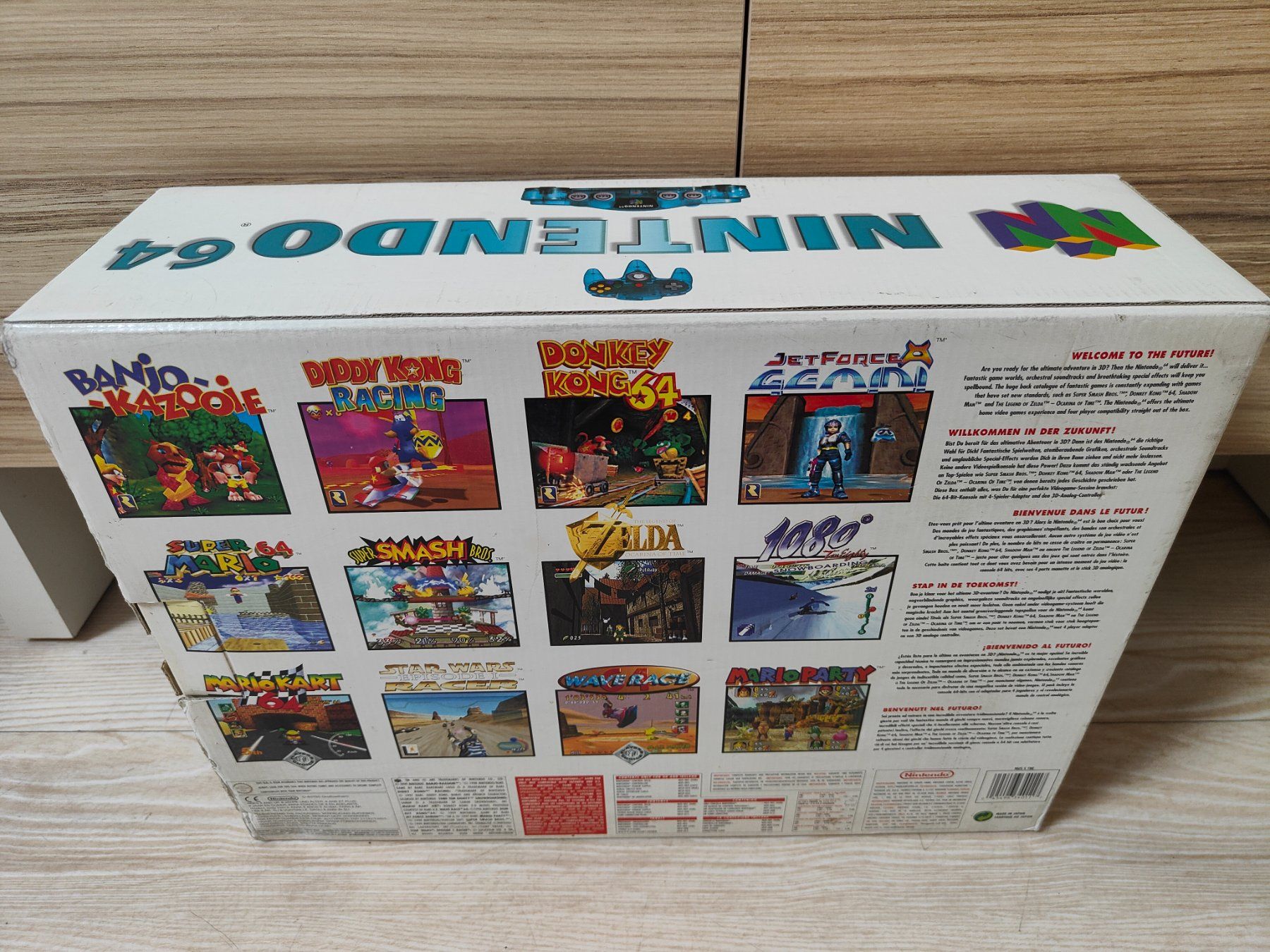 Nintendo Console: Console Nintendo 64 "Édition Ice Bleu" Turquoise en Boîte – Usato da Châtelaine venduto da Chompis 5