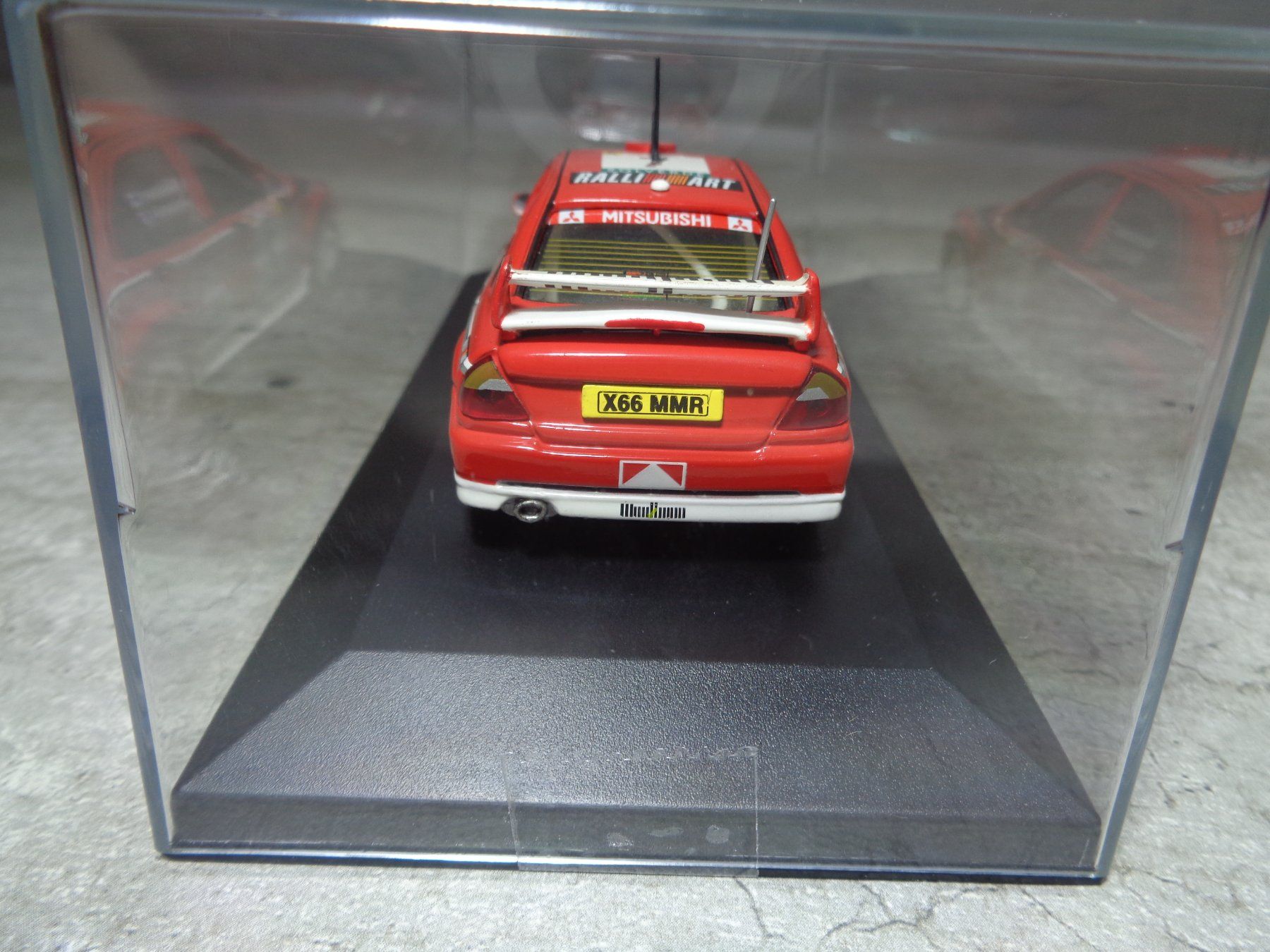 Mitsubishi Modellini d'auto: Ixo 1:43 Mitsubishi Lancer Evo VI Rallye – Usato da Reconvilier venduto da rallycar 4