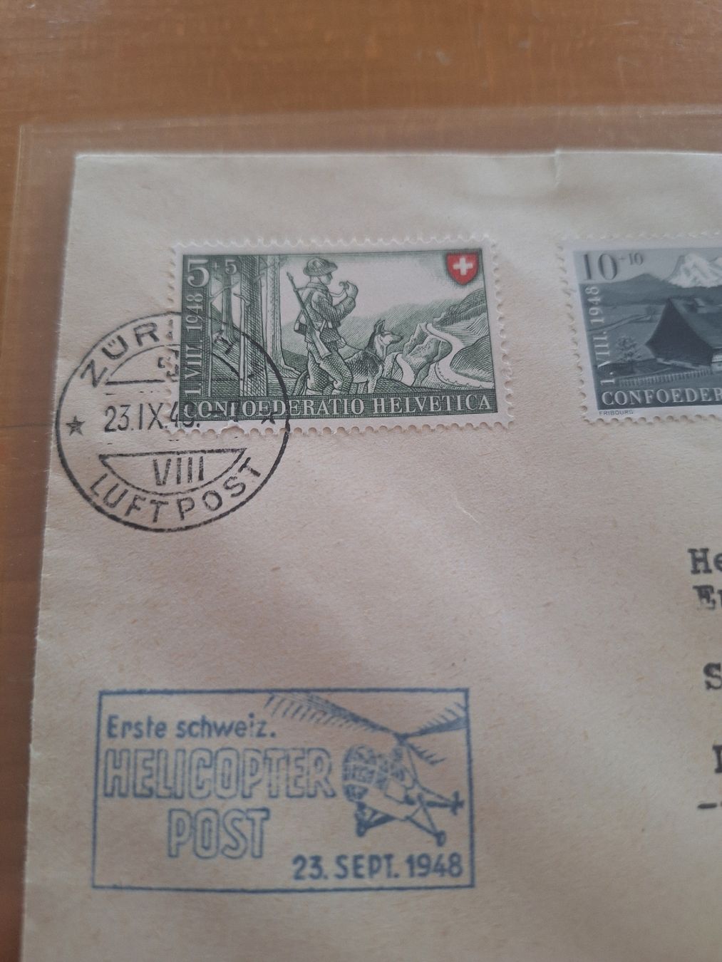 Tutti i francobolli: Pro Patria Schweizer Briefmarken-Sammlung, Luftpost-Brief●11 – Usato da Olten venduto da inf_k5hz 1