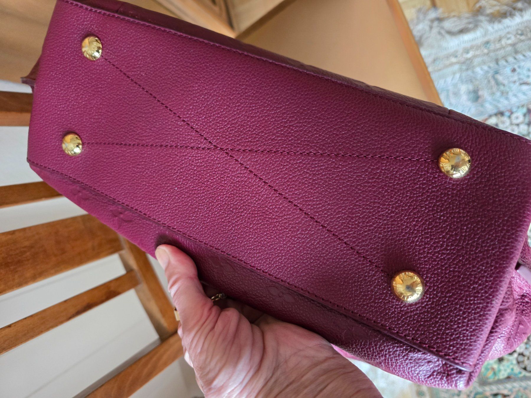 Louis Vuitton Borse: Louis Vuitton Metis hobo Empreinte Weinrot – Usato da Bottmingen venduto da sandy_2 5