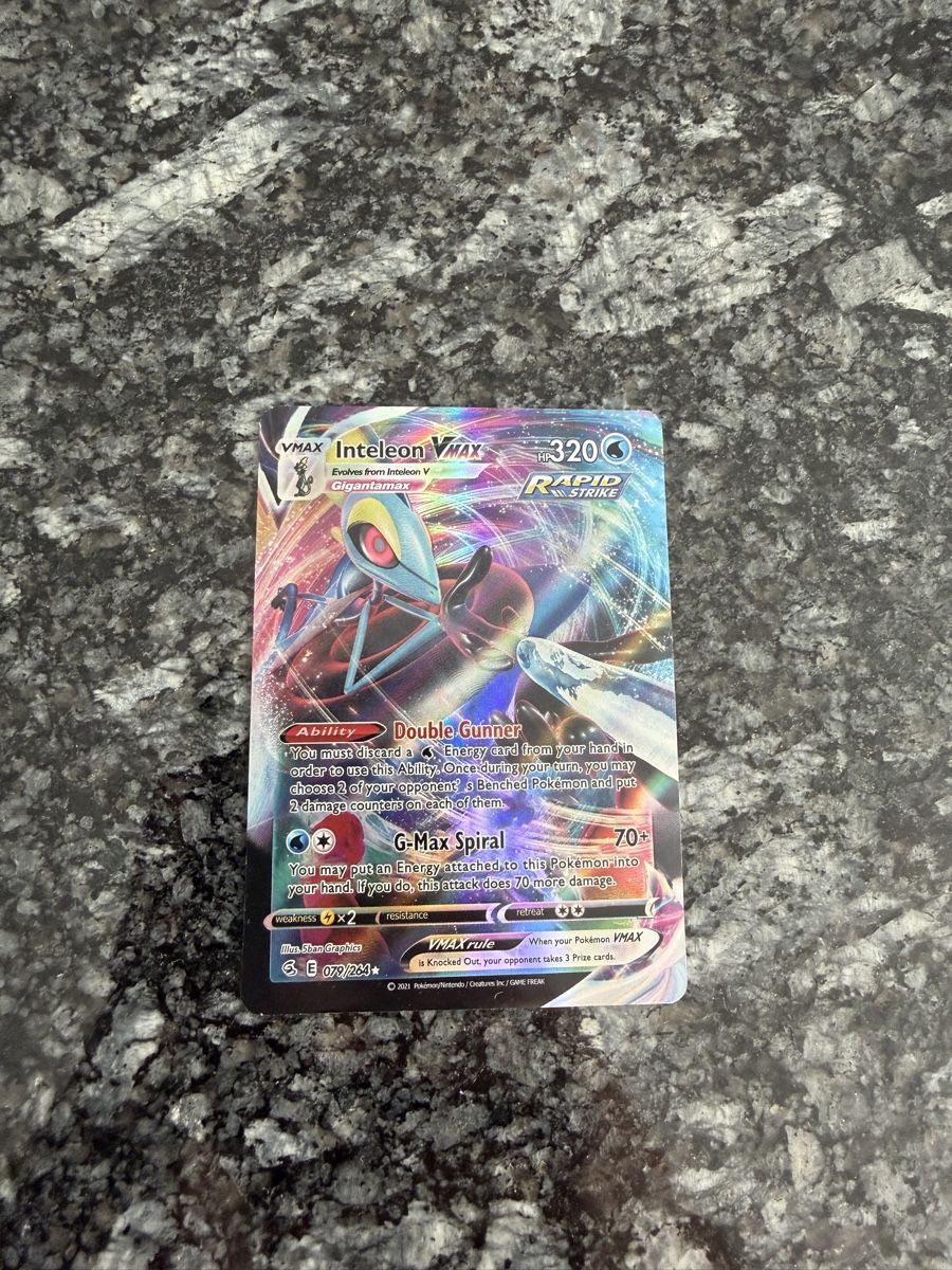 Pokémon Carte collezionabili: Pokémon Inteleon VMAX 079/264 – Usato da Liestal venduto da arl_6tv7