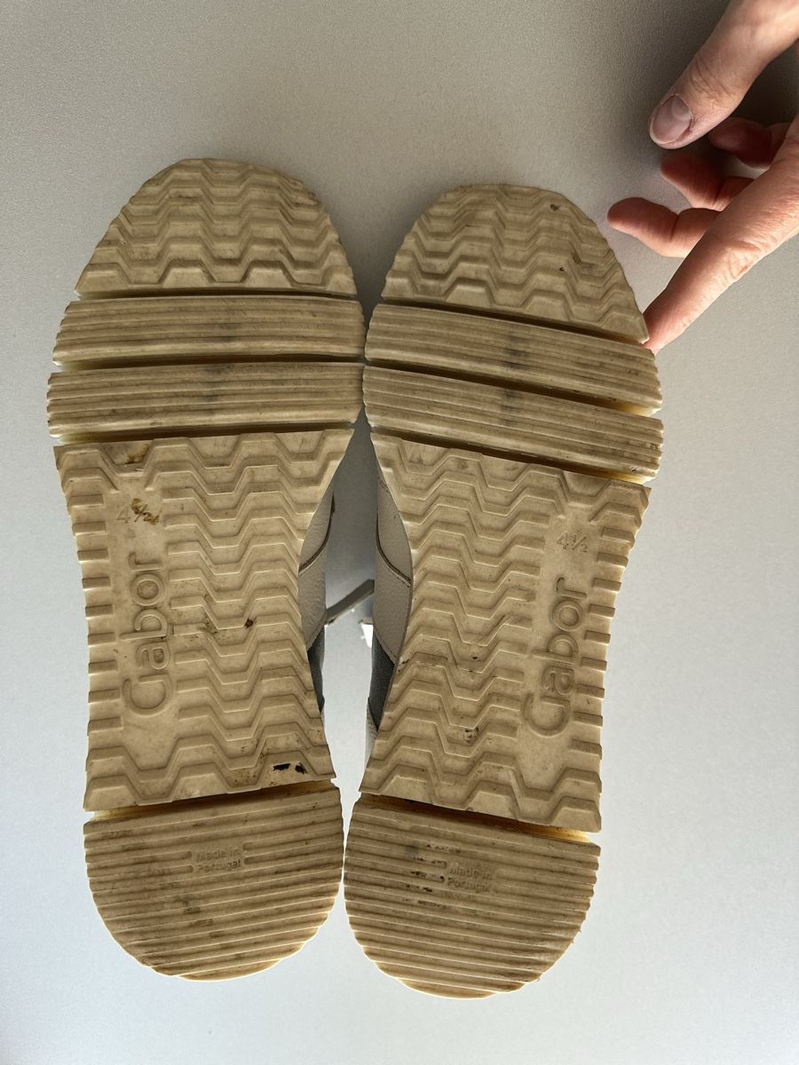 Gabor Scarpe da donna: Gabor Schuhe Sneaker, Leder, weiss, Grösse 37.5 – Usato da Wohlenschwil venduto da Richard2011 1