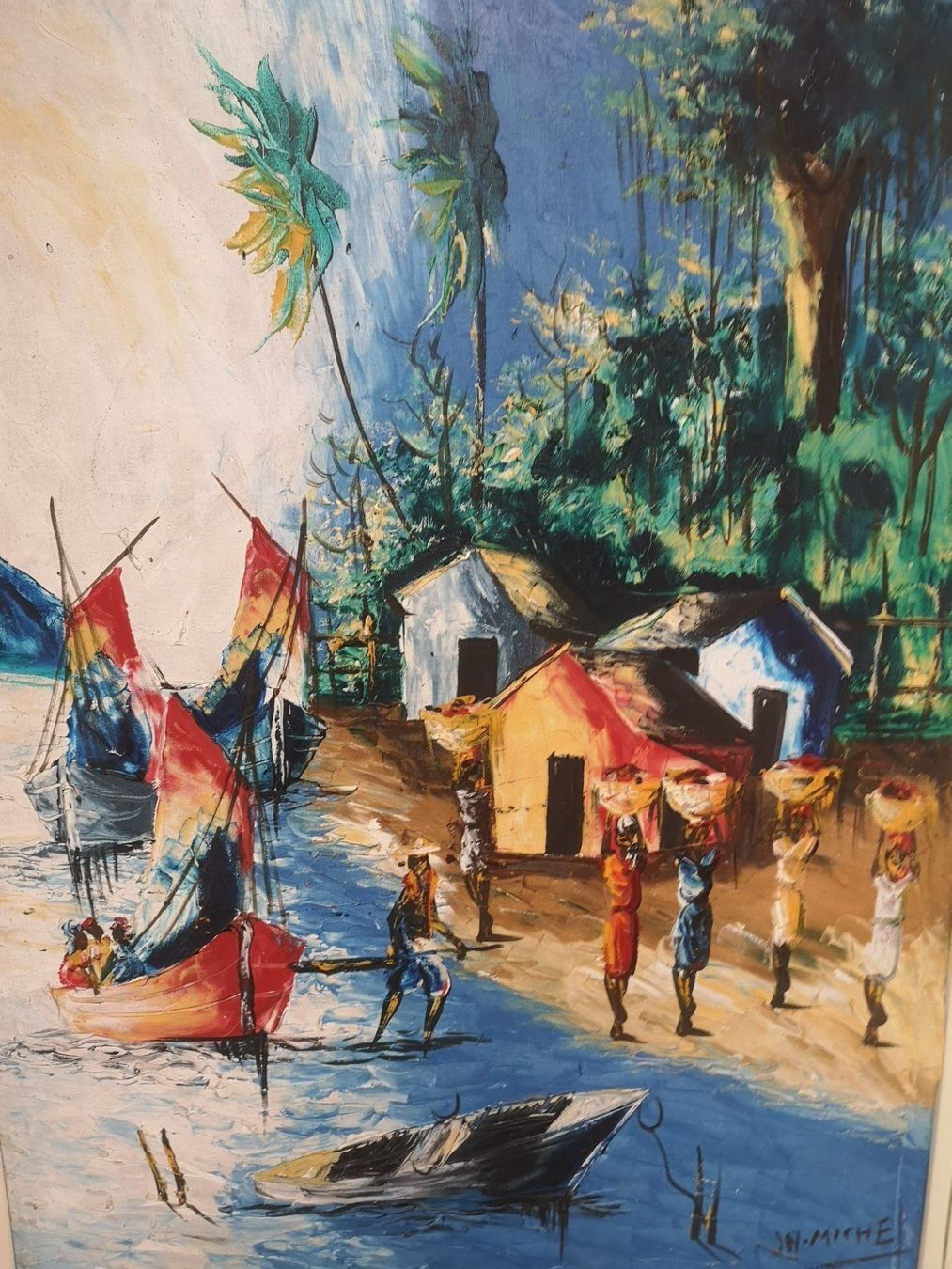 Dipinti: TABLEAU NAÏF SIGNÉ – Usato da Genève venduto da Qanil77 1