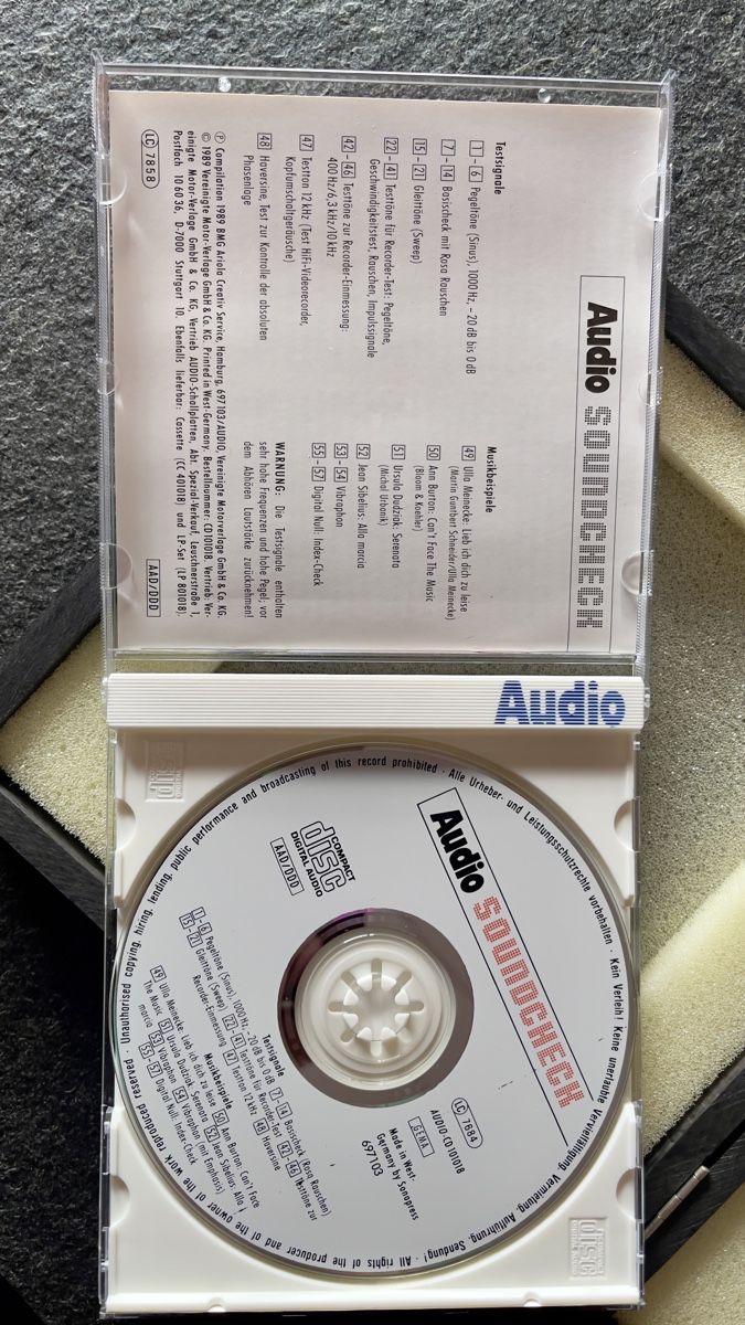 CD: Audio Soundcheck CD – Usato da Tschingel venduto da ral_8j8x 3