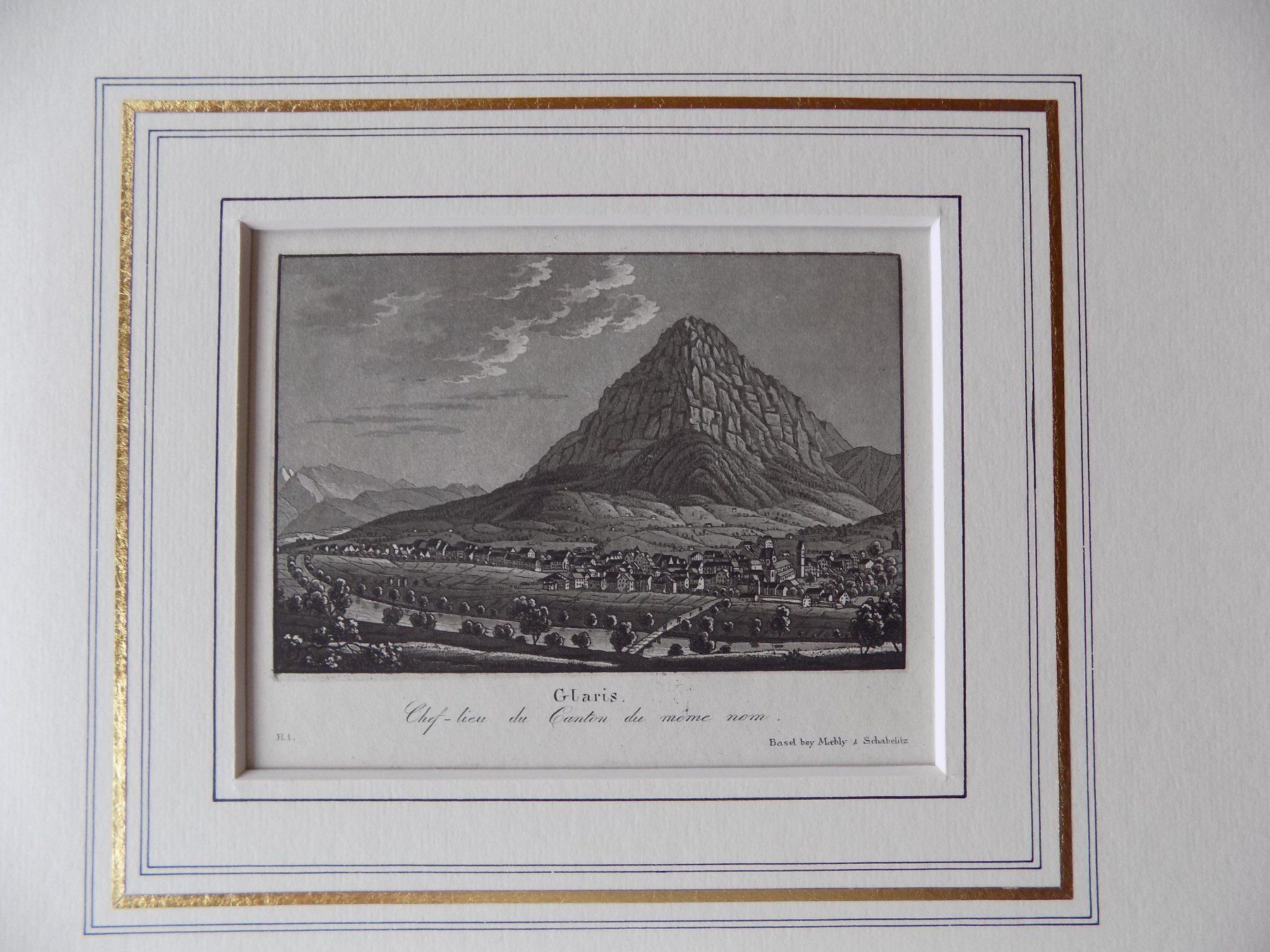 Gravures: Glarus seltene Aquatinta – D'occasion à Risch par Rischli15 1
