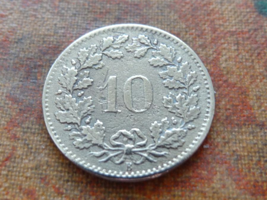 Tutti le monete: 10 Rp. 1876  (B) – Usato da Romanel-sur-Lausanne venduto da Swift13 1