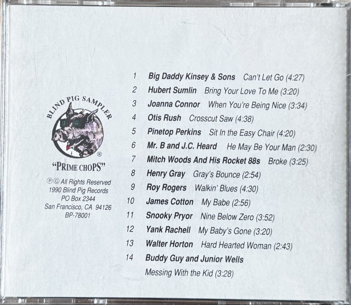 CD: CD Blind Pig Sampler - Prime Chops – Usato da Zürich venduto da tomakomai 1
