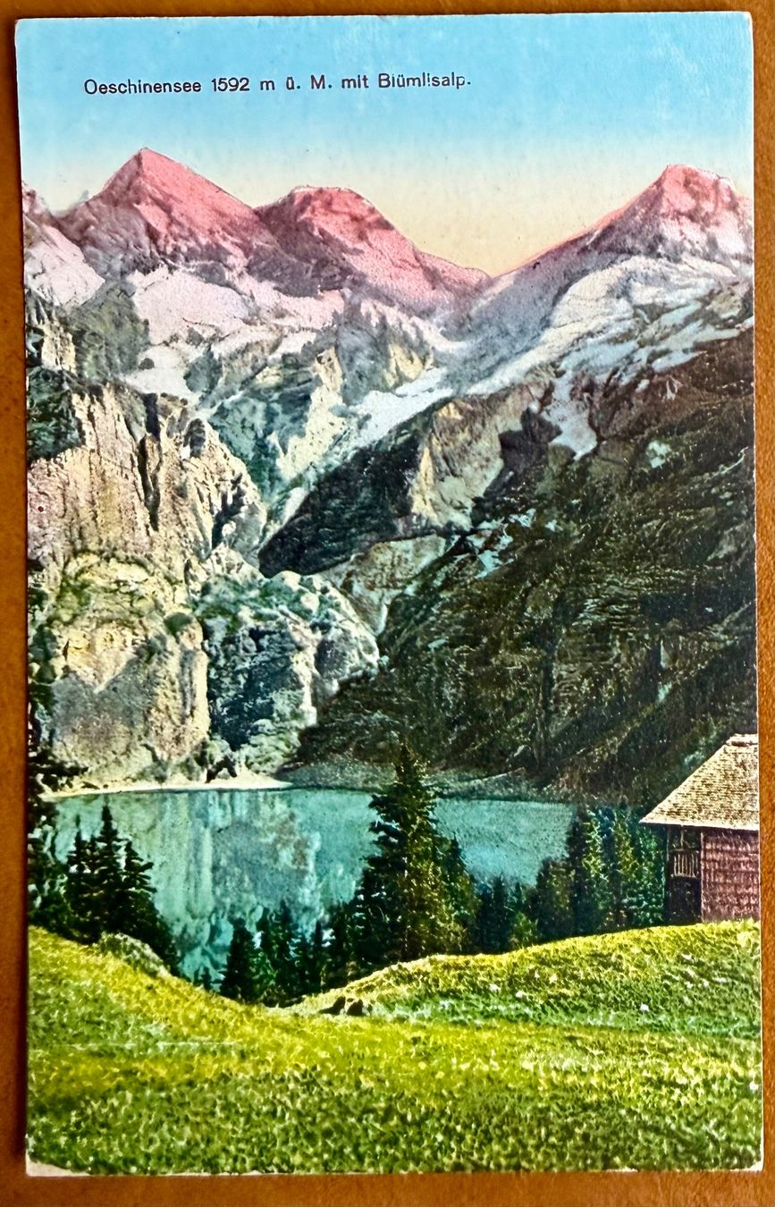 Cartoline postali: Oeschinensee - Carte ancienne – Usato da Lutry venduto da Ediego