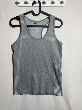 Graues Tanktop von Work out Gr. 34/36