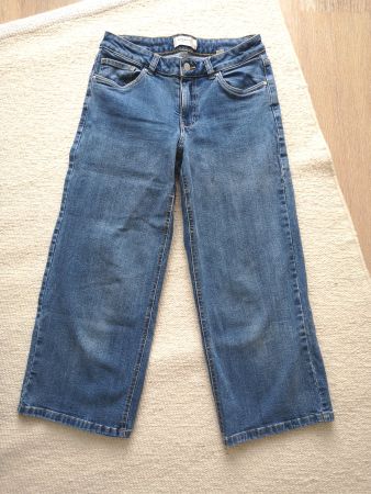 Culotte Jeans 99% Baumwolle Gr. 36 blau