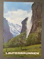 Original Vintage Poster - Lauterbrunnen - Staubbachfall