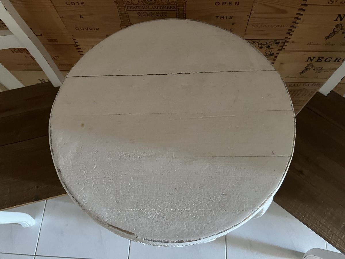 Set di tavolo e panche: Shabby Chic Set, Tisch und 2 Stühle – Usato da Ruswil venduto da meg_7c6v 3