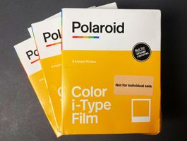 Polaroid Color i-Type Film 3 Pack à 8 Bilder Sofortbild OVP