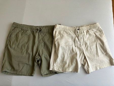 Lot de 2 shorts d'été pour homme, taille XL