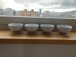 4 schöne Teetassen