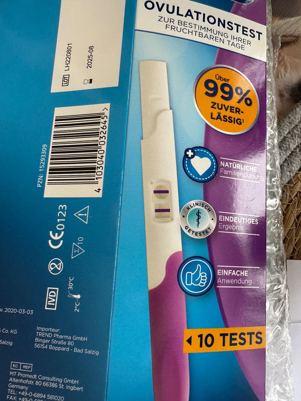Attrezzature mediche: Testa Med Ovulationstest, 9 Stk. – Nuovo (secondo la descrizione) da Rothenburg venduto da wer_g9fd 5
