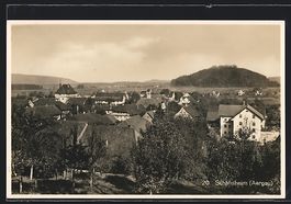 Schafisheim /Aarg., Ortsansicht bei Tag