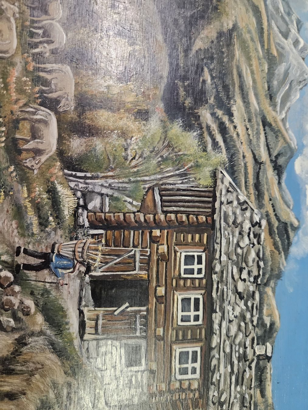 Tableaux: gemälde graubünden – D'occasion à Schwellbrunn par Omega-alpha 2