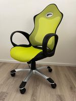 Bürostuhl grün/schwarz, verstellbar