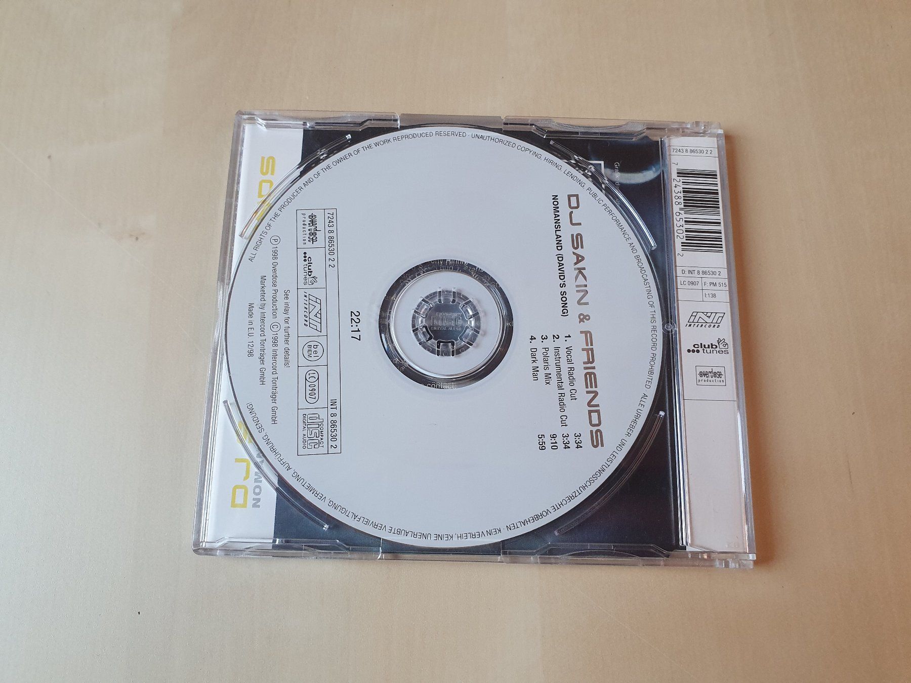 CDs: DJ Sakin & Friends Nomansland – D'occasion à Stansstad par collectorsshop 1