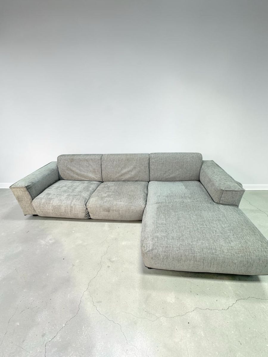 Sofas: Moderns Ecksofa grau mit Chaiselongue – D'occasion à Fehraltorf par Sofalab.swiss 4