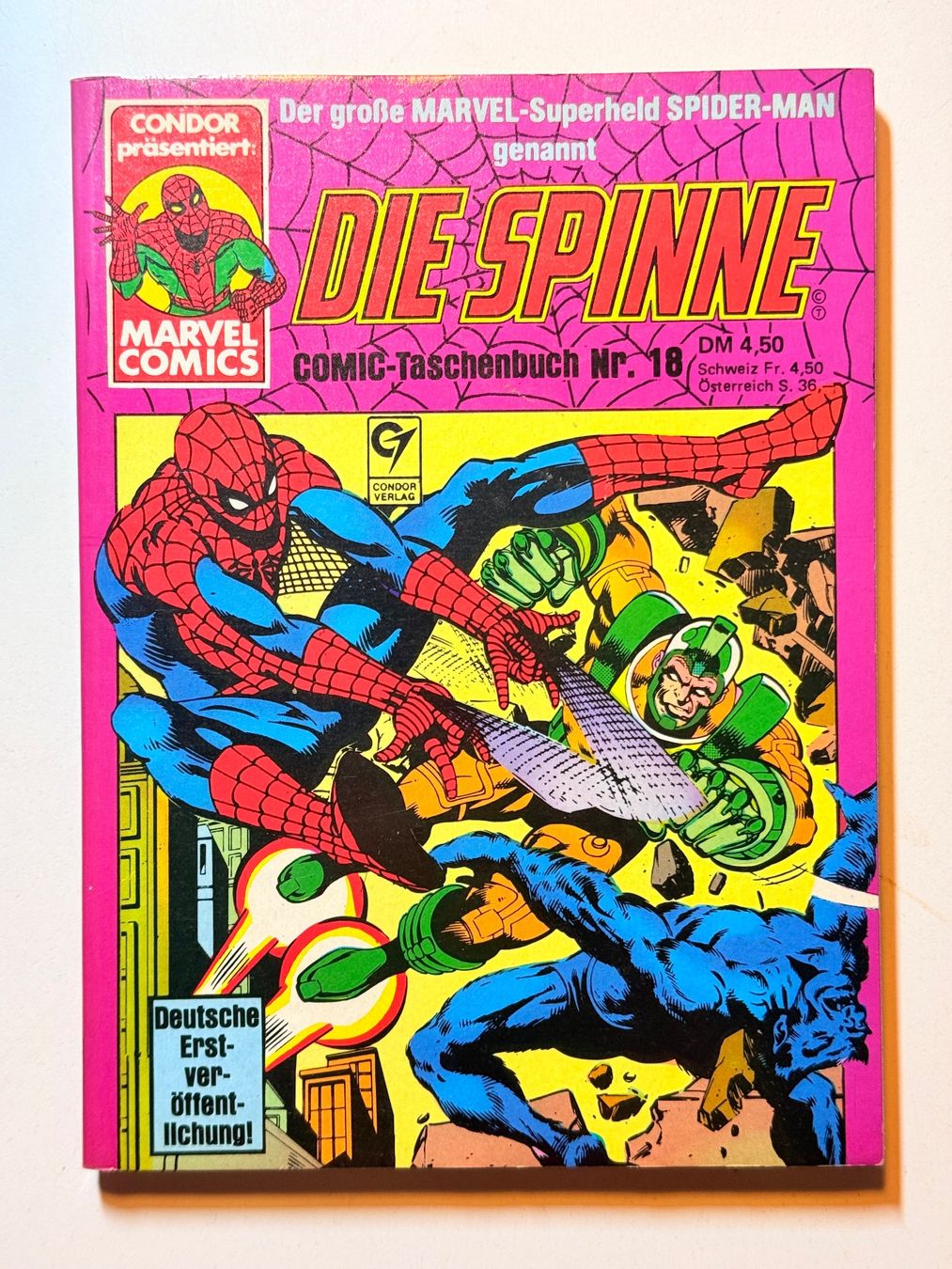 Fumetti: Marvel Comic - Die Spinne TB Nr.18 - Fr /früher Spider-Man – Usato da Zuerich venduto da SonderArt-Wertgut