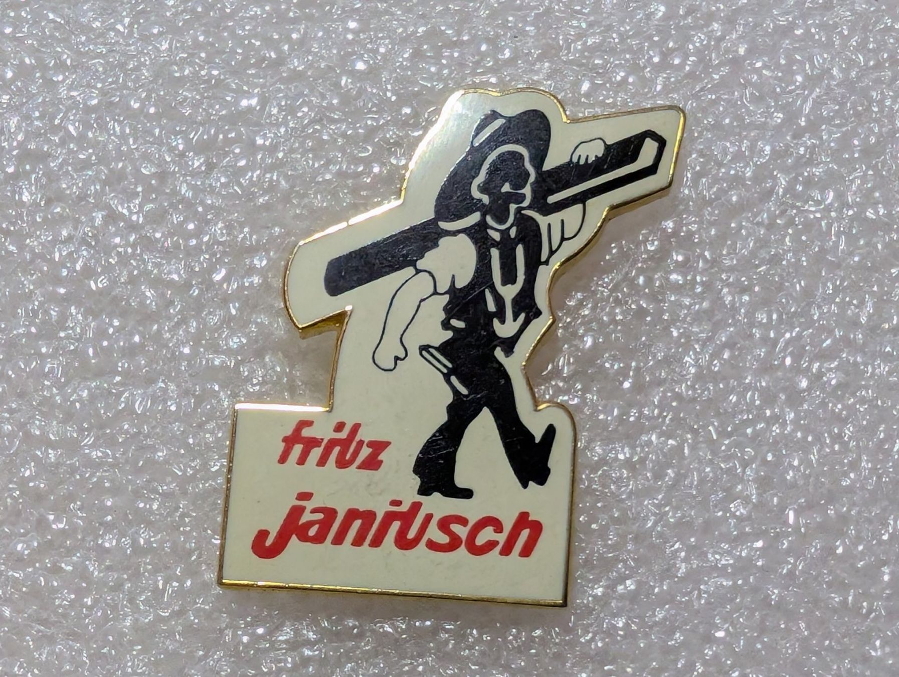 Plaketten & Abzeichen: Ansteckpin 168: Fritz Janitsch – Gebraucht aus Oppligen von Pin-Fall-Shop