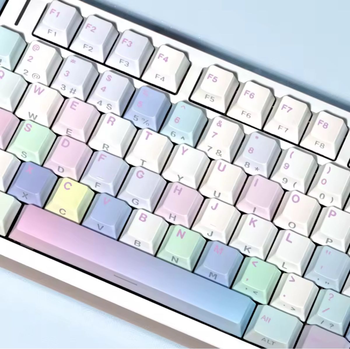 Tastiere: JCM Bubble Pastel Keycaps Cherry PBT for Mechanical Keyboard – Nuovo e nell'imballaggio originale da Belmont-Lausanne venduto da HausPopCharm 4