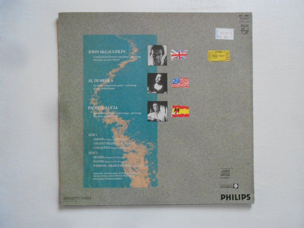 Vinyles: JOHN Mc LAUGHLIN  -  PASSION GRACE & FIRE – D'occasion à Bex par Giorgiob 1
