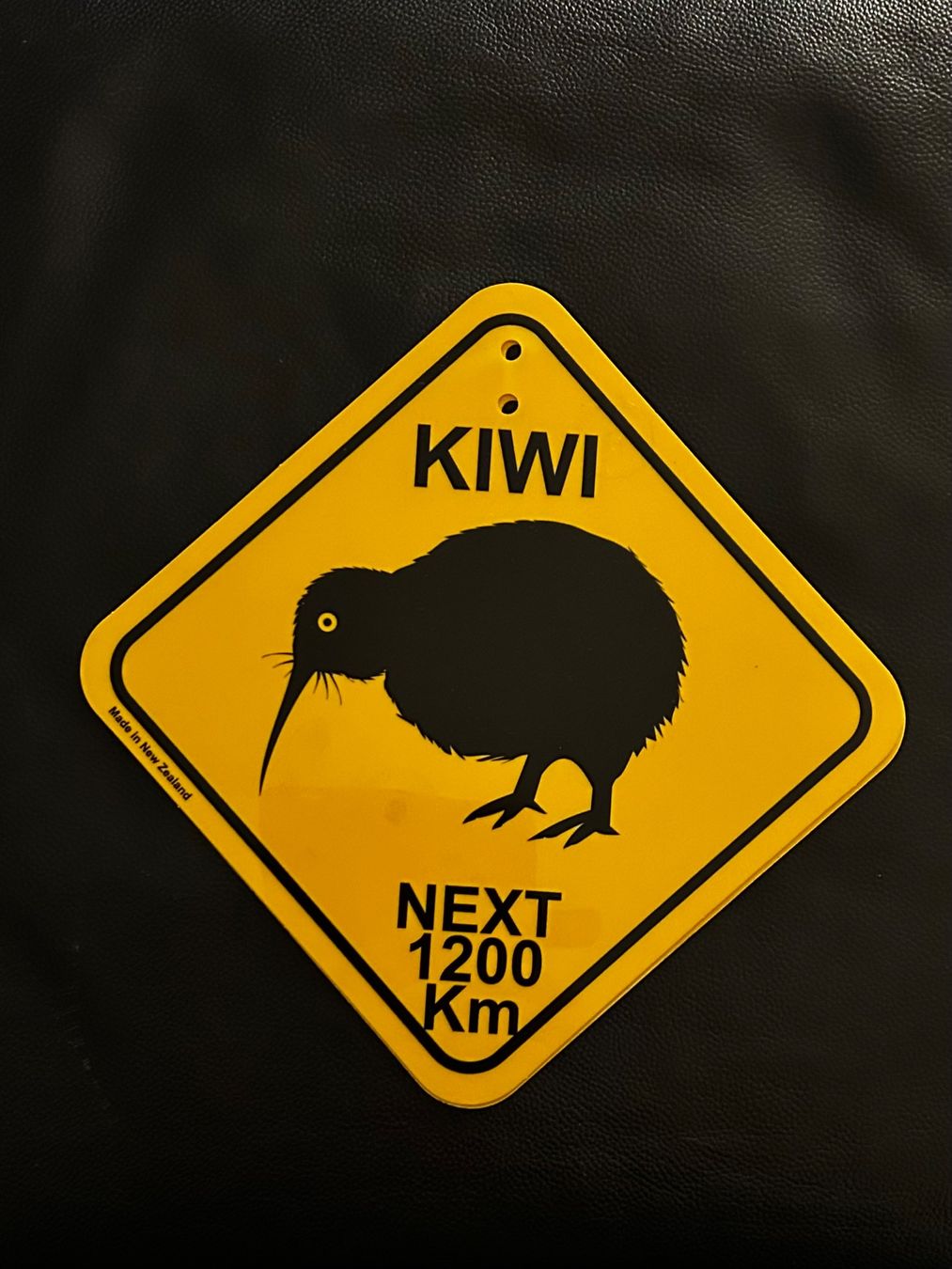 Schilder: Neuseeland Roadsign Schild 18,5 x 18,5 cm – Gebraucht aus Steffisburg von Maratsch