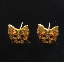 Ohrstecker Hunde mit Strasssteinen