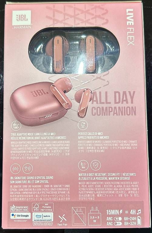 Cuffie: Neu: JBL - True Wireless In-Ear-Kopfhörer LIVE FLEX Rose – Usato da Lufingen venduto da Zimzima 1