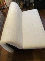 Lycksele Schlafsofa naturweiss & pink mit Schublade