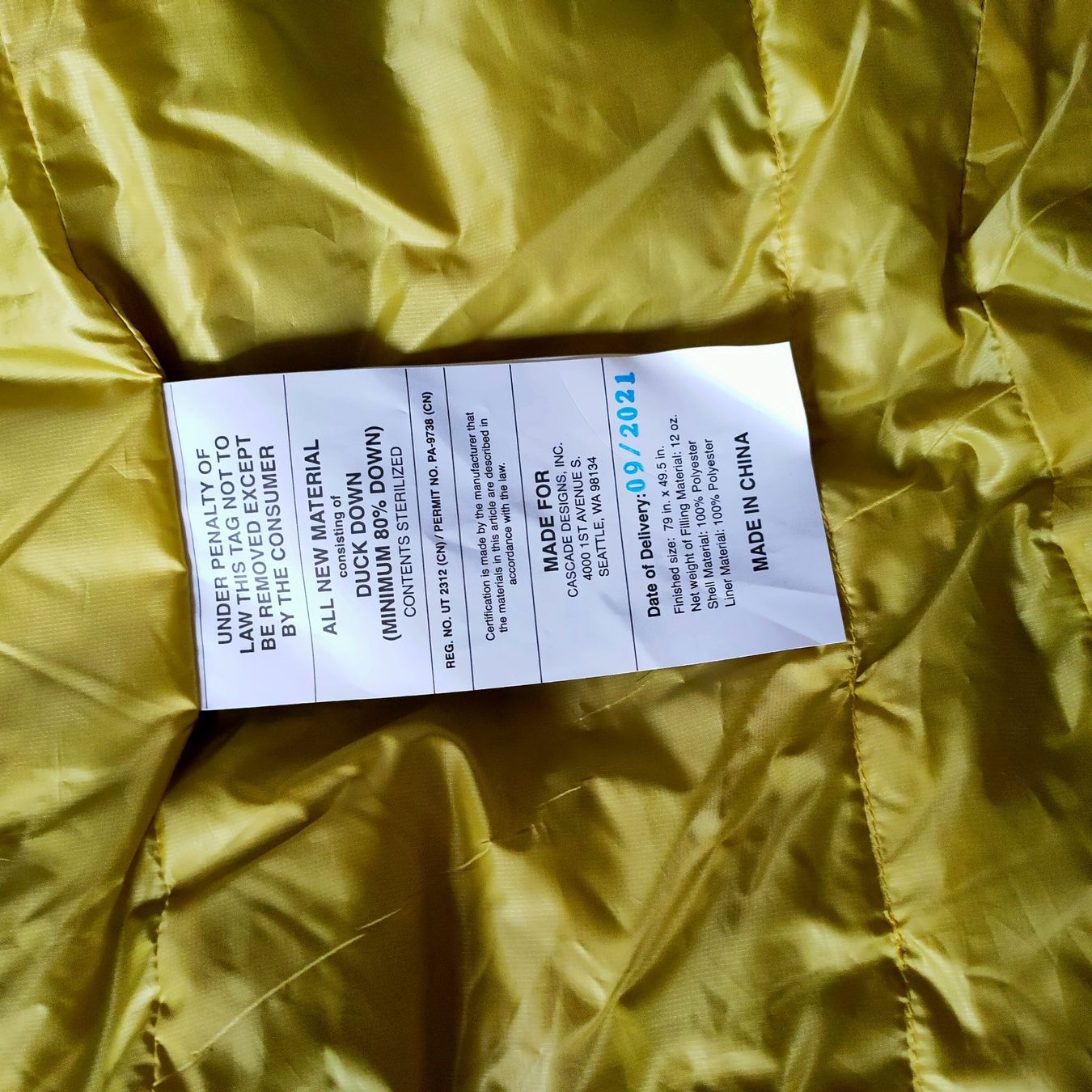 Thermarest Schlafsäcke: Thermarest Chorus Regular Schlafsack – Neu (gemäss Beschreibung) aus Basel von bar_rt2c 2