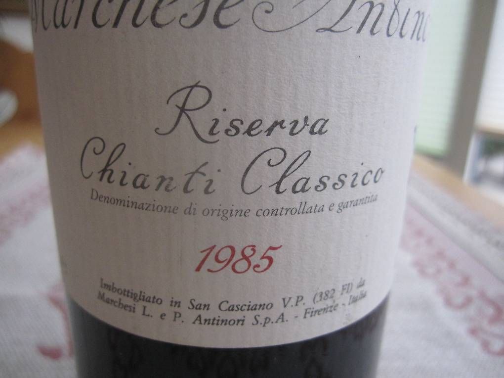 Antinori Vino: alter Wein, Marchese Antinori, 1985 – Usato da Freienstein venduto da  1