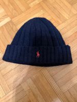 Ralph Lauren, Wollmuetze, Blau,