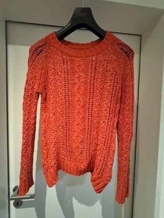 Roter Strickpullover Grösse S - Yessica